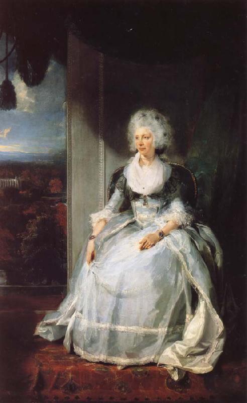 Sir Thomas Lawrence Queen Charlotte Sweden oil painting art